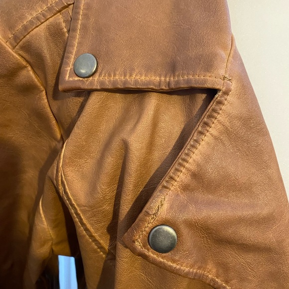 Max Studio Faux Leather Jacket - Size L - Picture 3 of 10